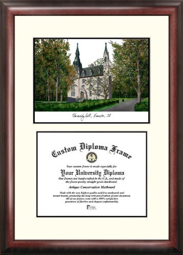Campusimages IL971LV Northwestern University Legacy Scholar Diploma Frame