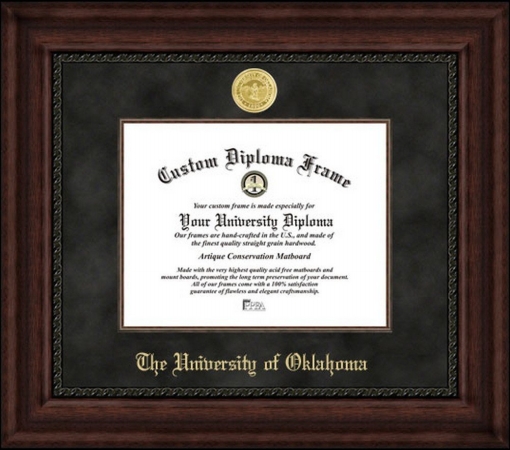 Campusimages OK998EXM University of Oklahoma Executive Diploma Frame
