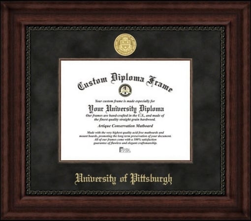 Campusimages PA993EXM University of Pittsburgh Executive Diploma Frame