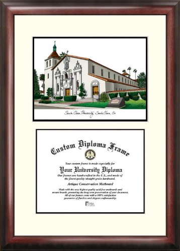 Campusimages CA930LV Santa Clara University Legacy Scholar Diploma Frame