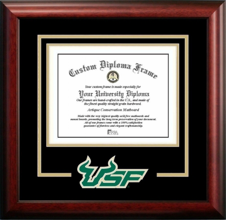 Picture of Campusimages FL989SD South Florida Bulls Spirit Diploma Frame