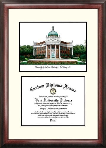 Campusimages MS998LV Southern Mississippi Legacy Scholar Diploma Frame