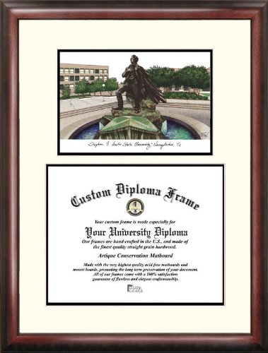 Campusimages TX945LV Stephen F Austin Legacy Scholar Diploma Frame