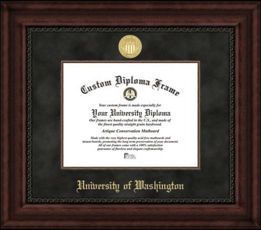Campusimages  University of Washington Executive Diploma Frame