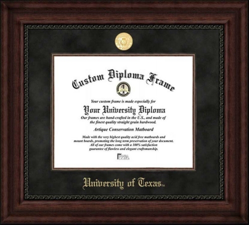 Campusimages University of Texas Executive Diploma Frame