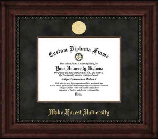 Campusimages NC991EXM Wake Forest University Executive Diploma Frame