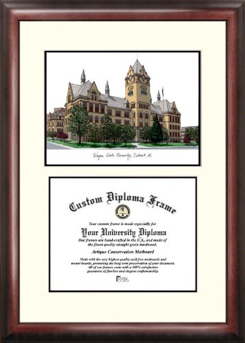 Campusimages  Wayne State University Legacy Scholar Diploma Frame