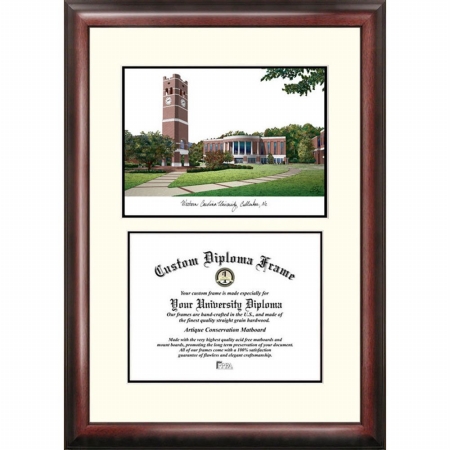 Campusimages NC994LV Western Carolina University Legacy Scholar Diploma Frame
