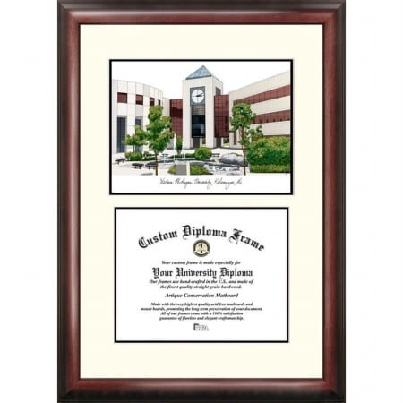 Campusimages MI981LV Western Michigan University Legacy Scholar Diploma Frame