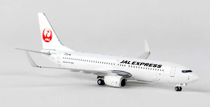 Phoenix Diecast 1-400 PH1407 1-400 JAL Express 737-800S REG No. JA350J with Sharklets