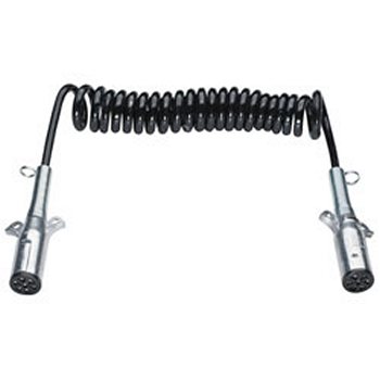 Picture of Globetech GT3310 Standard Coiled Electric 7-Way with 12 Leads  Black
