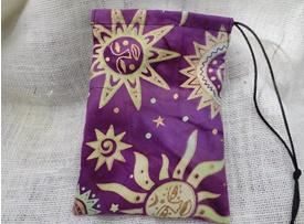 Picture of Gallant Hand Gamers Gear GHG-CB1024 Dice Bag&#44; Gold Suns