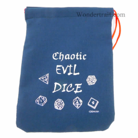 Picture of Gallant Hand Gamers Gear GHG-CB1025 Dice Bag&#44; Chaotic Evil Dice