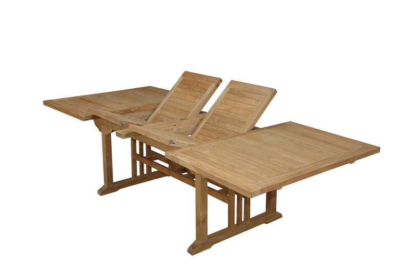 TBX-106RD Sahara 106 in. Rectangular Double Extension Table