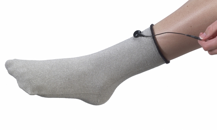 10-65011 Conductive Sock- Silver