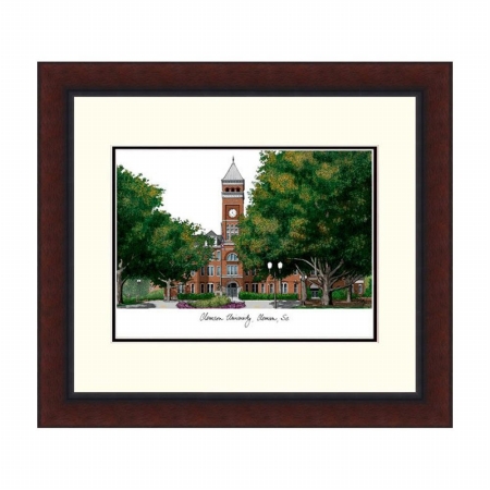 Campusimages Clemson University Legacy Alumnus Framed Lithograph