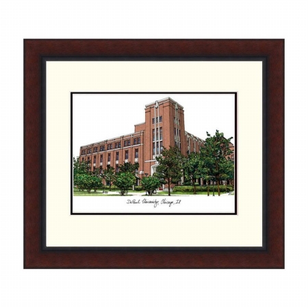 University of Delaware Legacy Alumnus Framed Lithograph
