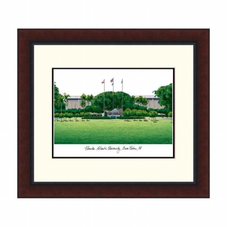 Florida Atlantic University Legacy Alumnus Framed Lithograph