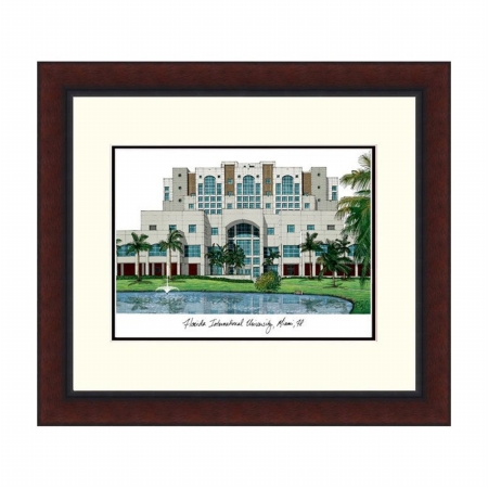 Florida International University Legacy Framed Lithograph - Black - 1 Set - Archival Quality