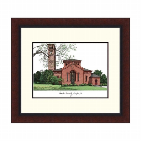 Campusimages VA990LR Hampton University Legacy Alumnus Framed Lithograph