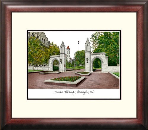 Campusimages  Indiana University Bloomington Alumnus Framed Lithograph