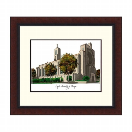 Loyola University Chicago Legacy Alumnus Framed Lithograph