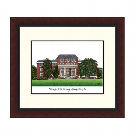 Mississippi State Legacy Alumnus Framed Lithograph