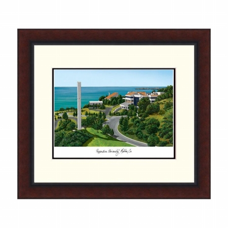 Campusimages CA944LR Pepperdine University Legacy Alumnus Framed Lithograph