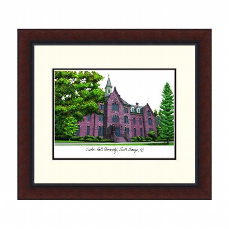 Seton Hall Legacy Alumnus Framed Lithograph