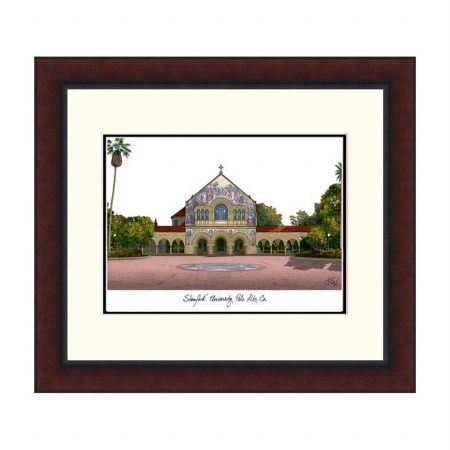 Campusimages CA932LR Stanford University Legacy Alumnus Framed Lithograph