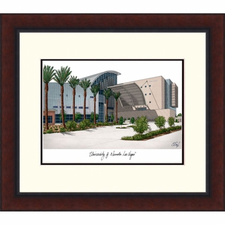 Campusimages NV995LR University of Nevada Las Vegas Legacy Alumnus Framed Lithograph -  Campus Images