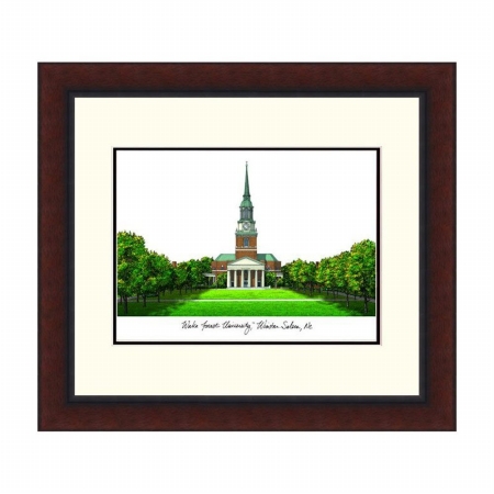 Wake Forest University Legacy Alumnus Framed Lithograph