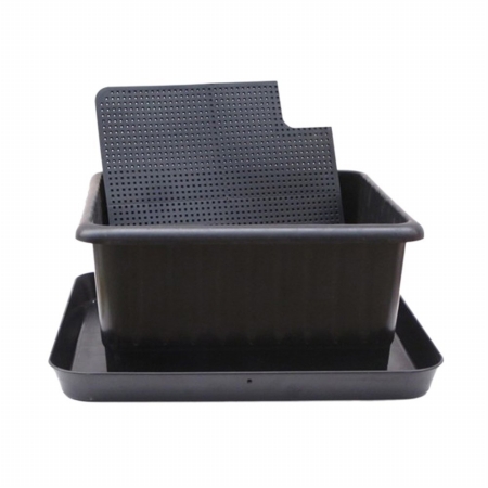 Natures Foot Print  6 gal. Metro Grower Basic, Black - Set Of 2