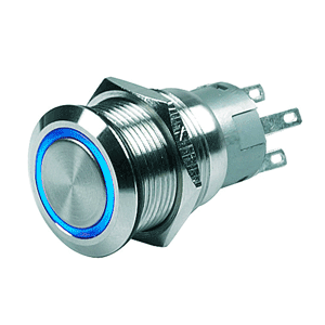 80-511-0004-01 Momentary Blue LED Push-Button on-off Switch