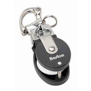 90 301 Small Snatch Block with Stainless Snap Shackle