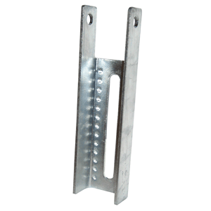 Vertical Bunk Bracket Dimpled, 7.5 in.
