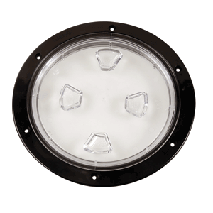 Clear Center Screw - Out Deck Plate, Black