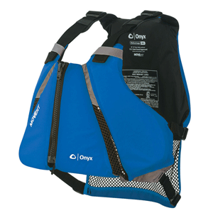 Onyx MoveVent Curve Paddle Sports Life Vest, Blue