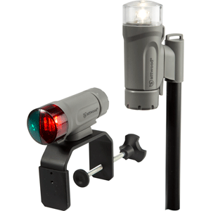 Picture of Attwood Marine 14190-7 Clamp-On Portable LED Light Kit&#44; Marine Gray
