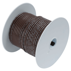 104210 14 AWG Tinned 100 ft. Copper Wire- Brown