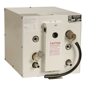 Seaward 6 Gallon Water Heater with Epoxy-Coated Aluminum Case and Front-Mounted Heat Exchanger, 120V AC | by West Marine