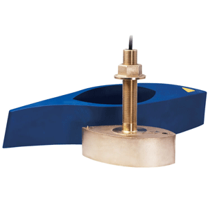 010-12379-20 Thru-Hull Mount Transducer with Depth & Temp - 12-Pin- Bronze