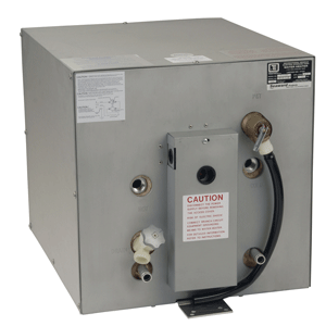 Seaward 11-Gallon Water Heater with Galvanized Steel Case, Front Exchanger, Horizontal Orientation, 120V | by West Marine
