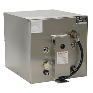 Seaward 11-Gallon Water Heater with Stainless Steel Case, Front Exchanger, Horizontal Orientation, 120V | by West Marine