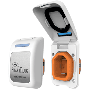Smartplug Systems LLC 50 Amp 125/250V Non-Metallic Inlet, White | Camping World