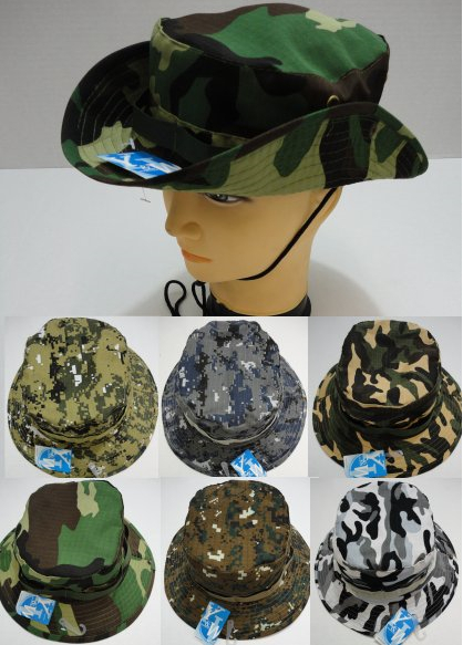 Picture of DDI 1821077 Camo Floppy Boonie Hat Case of 24