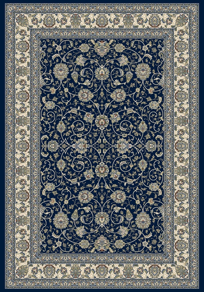 DynamicRugs AN28570113263 57011 Ancient Garden Collection 2.2 x 7.7 in. Traditional Rectangle Rug- Black & Ivory