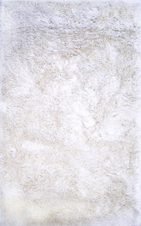 DynamicRugs LU354201100 4201 Luxe Collection 3 x 5 in. Solid Rectangle Rug- Ivory
