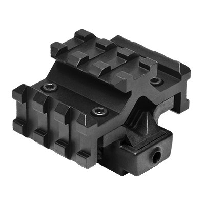 Tactical Red Laser Sight - Black - Compact Design - Universal Tri-rail Mount