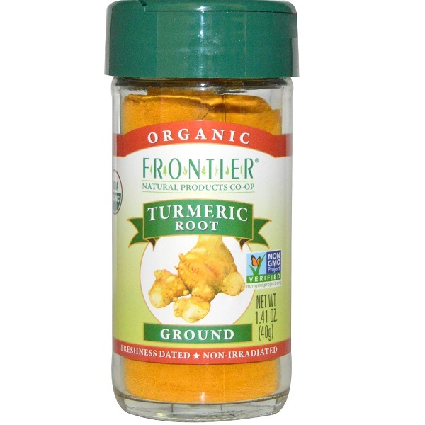 Picture of Frontier Natural Products BCA64140 Og2 Fh Ground Tumric Root Ft- 1 x 1.41 oz